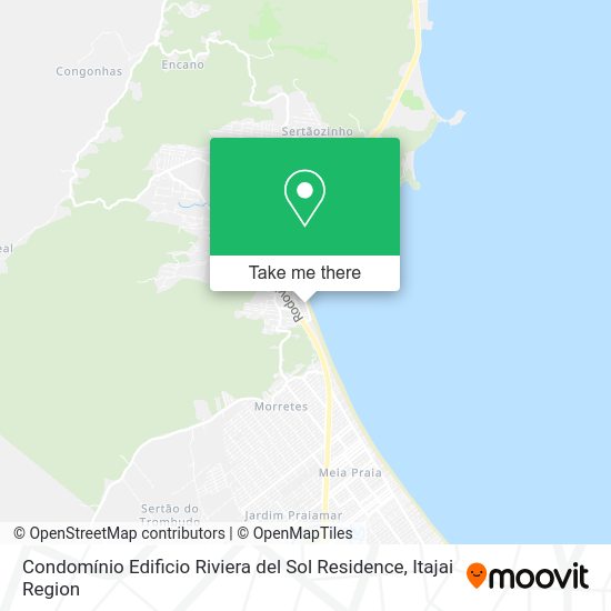 Condomínio Edificio Riviera del Sol Residence map