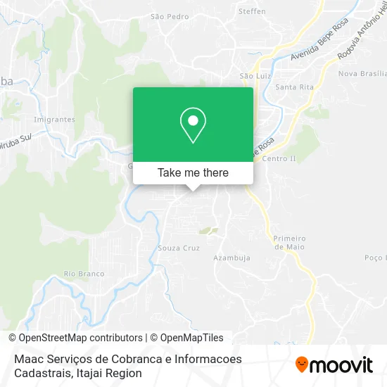 Maac Serviços de Cobranca e Informacoes Cadastrais map