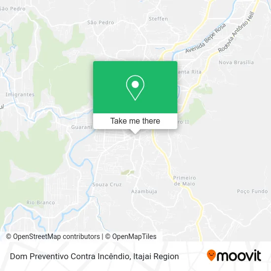 Dom Preventivo Contra Incêndio map