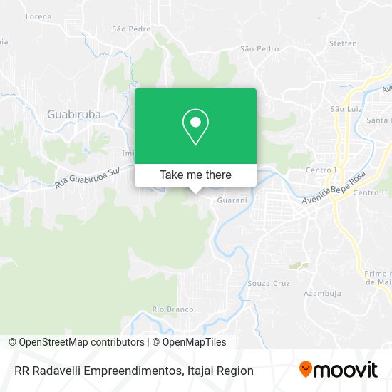 RR Radavelli Empreendimentos map