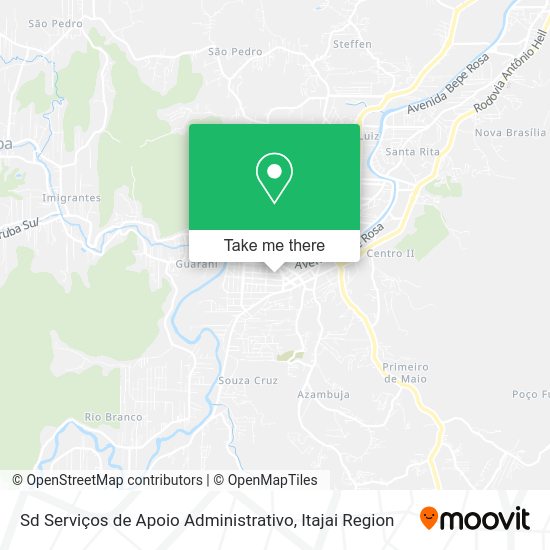 Sd Serviços de Apoio Administrativo map