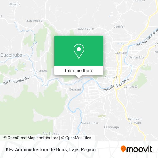 Klw Administradora de Bens map