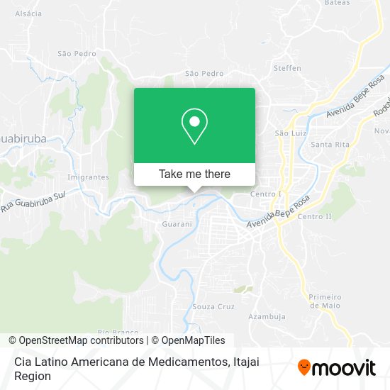 Cia Latino Americana de Medicamentos map