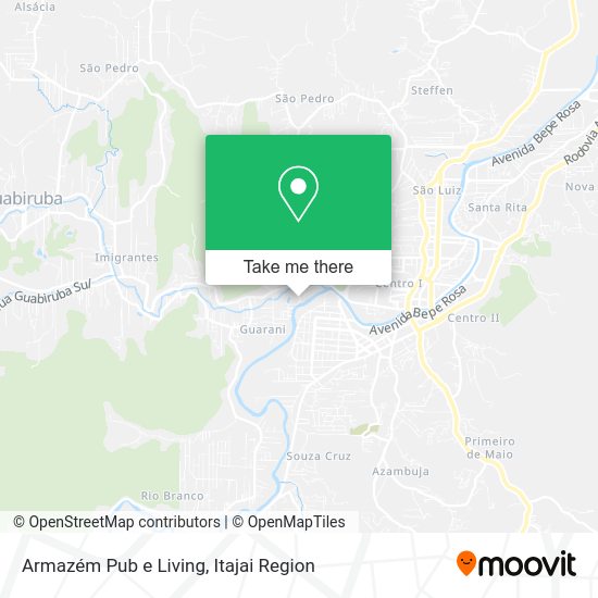 Armazém Pub e Living map