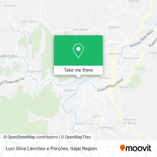 Luci Silva Lanches e Porções map