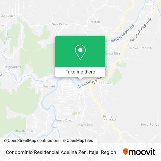 Condomínio Residencial Adelina Zen map