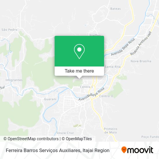Ferreira Barros Serviços Auxiliares map
