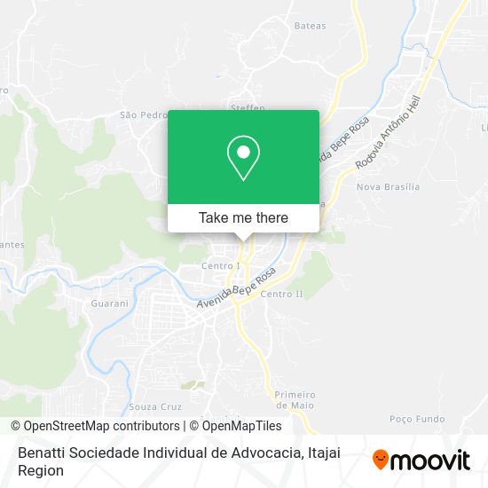 Benatti Sociedade Individual de Advocacia map