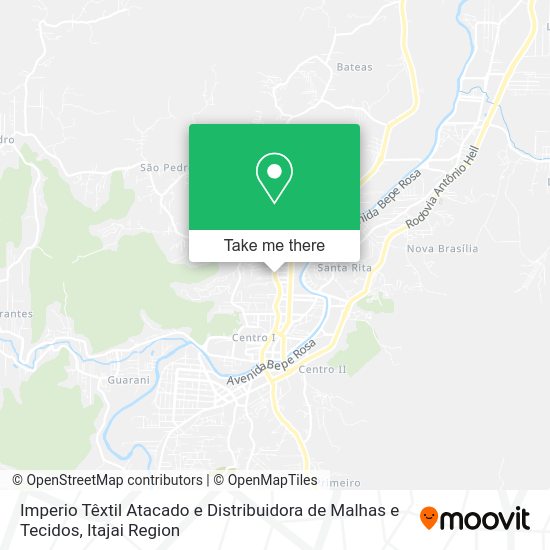 Imperio Têxtil Atacado e Distribuidora de Malhas e Tecidos map