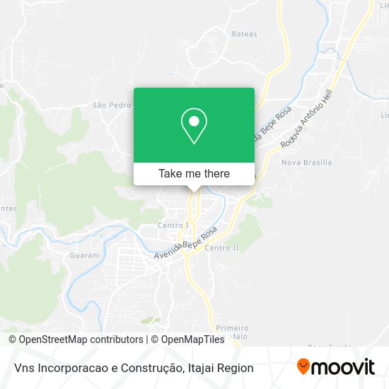 Vns Incorporacao e Construção map