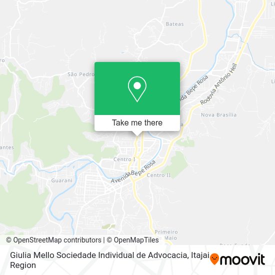 Giulia Mello Sociedade Individual de Advocacia map