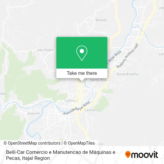 Belli-Car Comercio e Manutencao de Máquinas e Pecas map