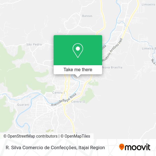 R. Silva Comercio de Confecções map