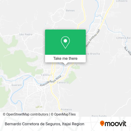 Bernardo Corretora de Seguros map