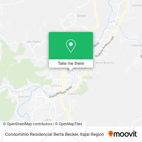 Condomínio Residencial Berta Becker map