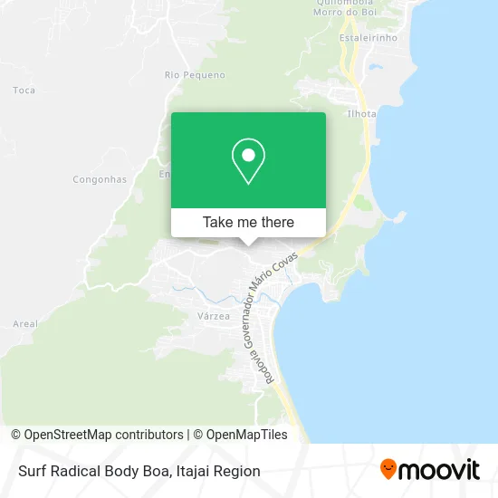 Surf Radical Body Boa map