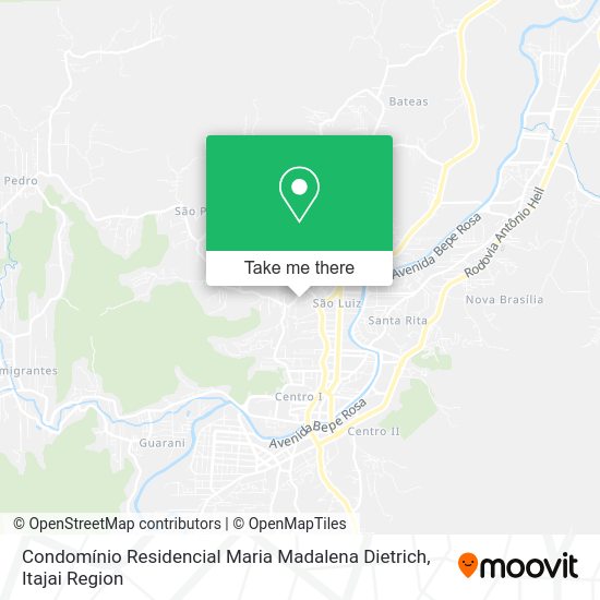 Condomínio Residencial Maria Madalena Dietrich map