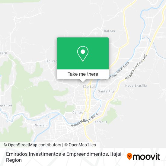 Emirados Investimentos e Empreendimentos map