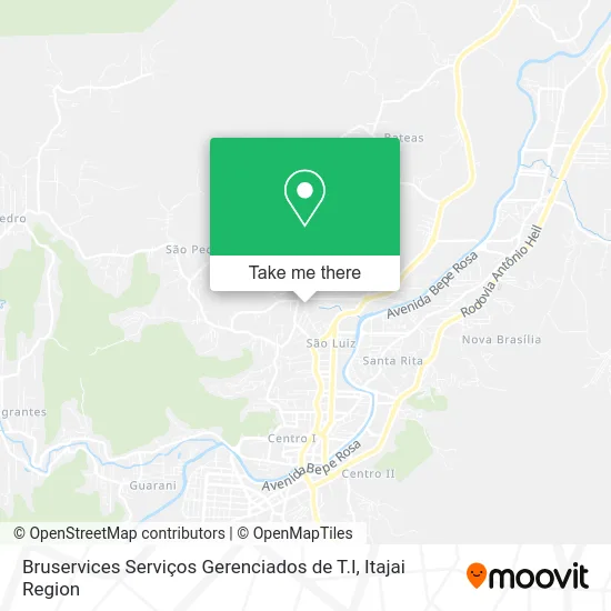 Bruservices Serviços Gerenciados de T.I map