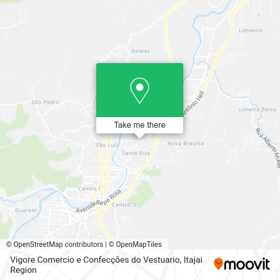 Vigore Comercio e Confecções do Vestuario map