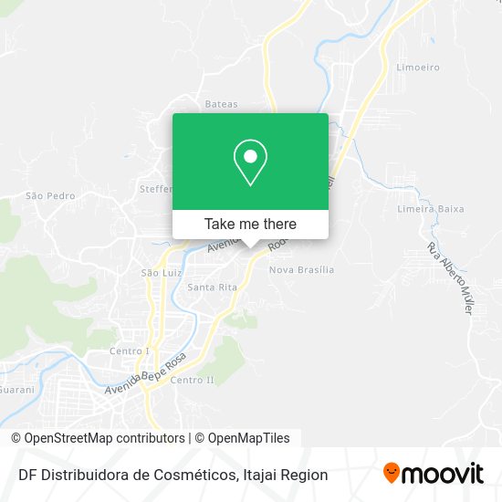 DF Distribuidora de Cosméticos map