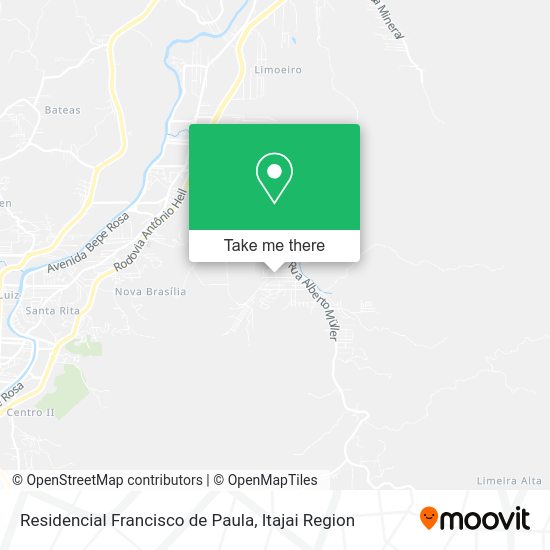Residencial Francisco de Paula map