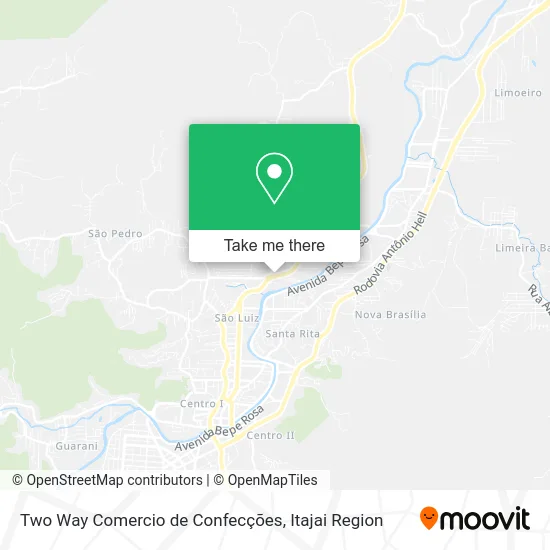 Two Way Comercio de Confecções map