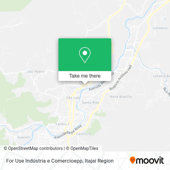 For Use Indústria e Comercioepp map