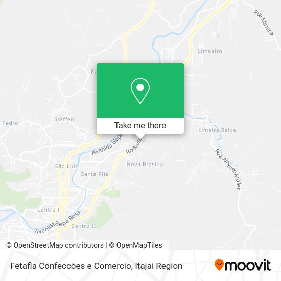 Fetafla Confecções e Comercio map