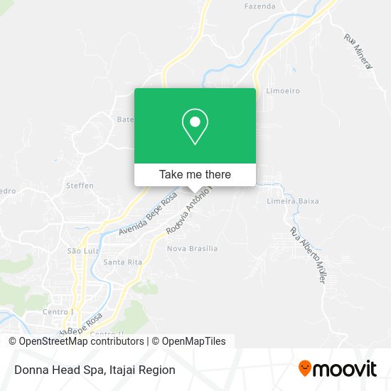 Donna Head Spa map