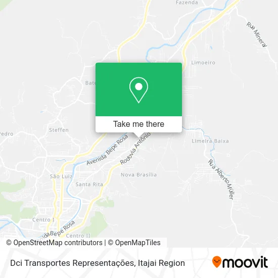 Dci Transportes Representações map