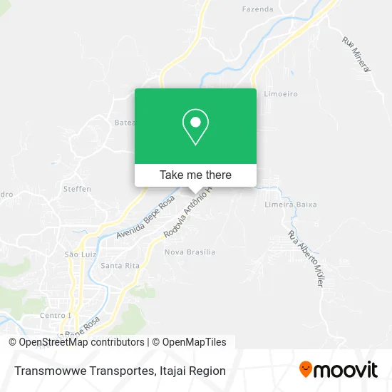 Transmowwe Transportes map
