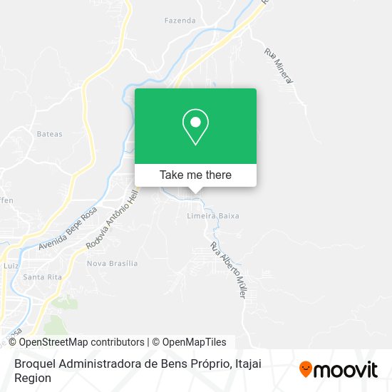 Broquel Administradora de Bens Próprio map