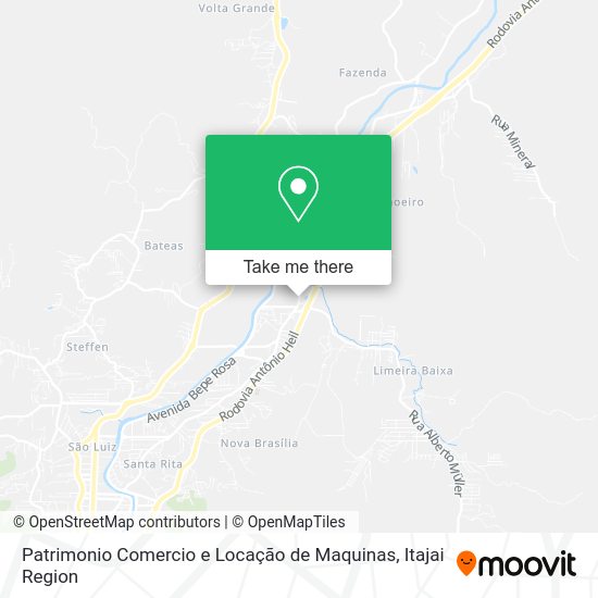 Patrimonio Comercio e Locação de Maquinas map