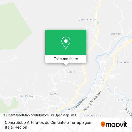 Concretubo Artefatos de Cimento e Terraplagem map