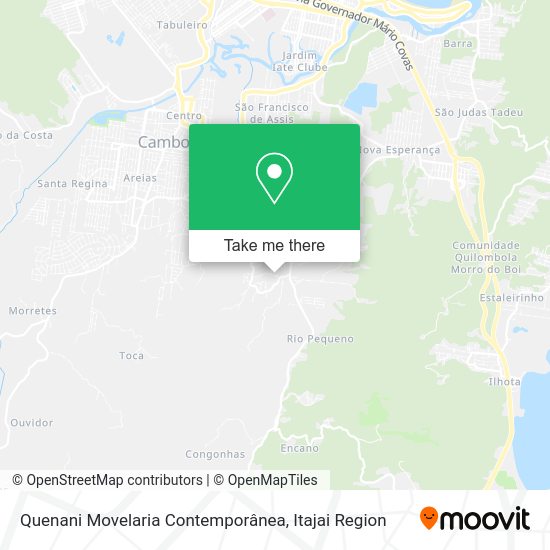 Quenani Movelaria Contemporânea map