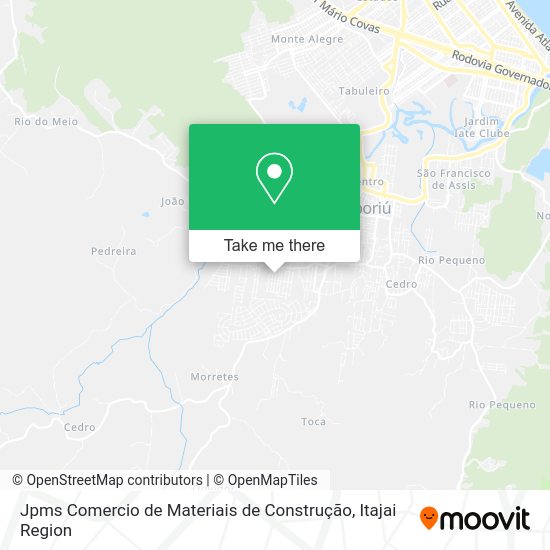 Jpms Comercio de Materiais de Construção map