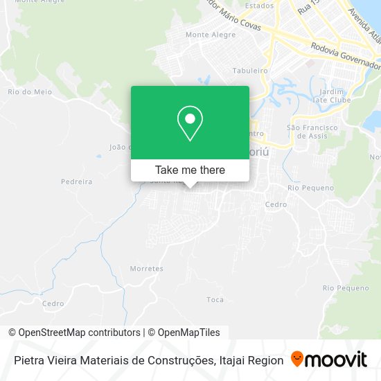 Pietra Vieira Materiais de Construções map