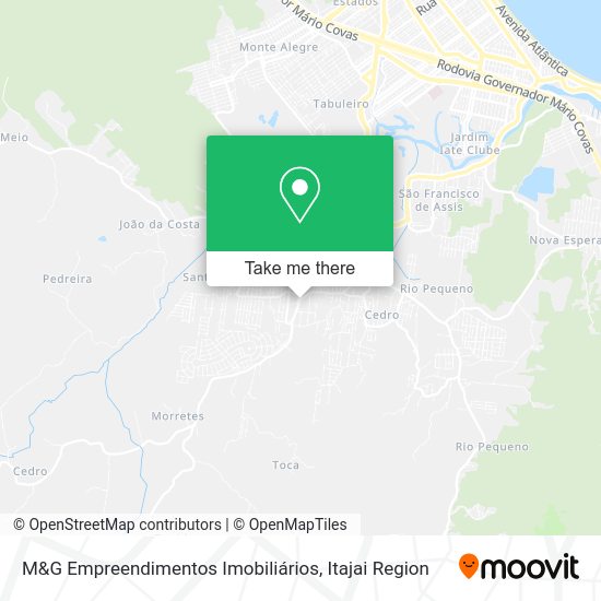 M&G Empreendimentos Imobiliários map