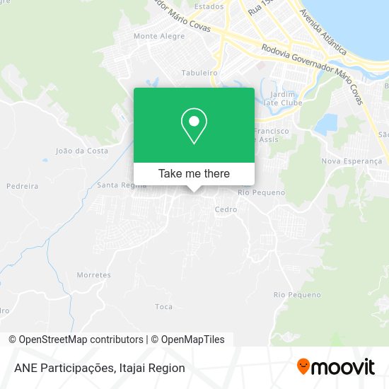 ANE Participações map