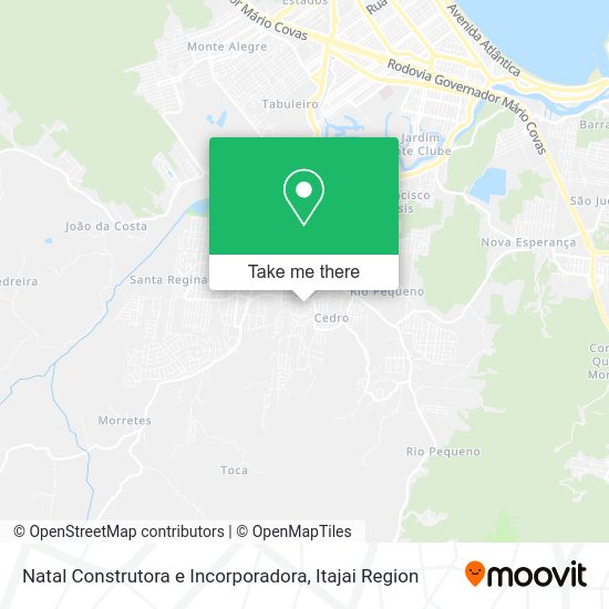 Natal Construtora e Incorporadora map