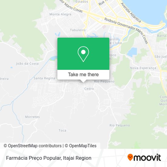 Farmácia Preço Popular map