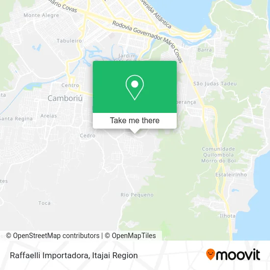 Raffaelli Importadora map