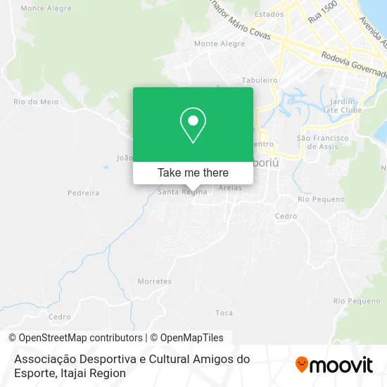 Associação Desportiva e Cultural Amigos do Esporte map