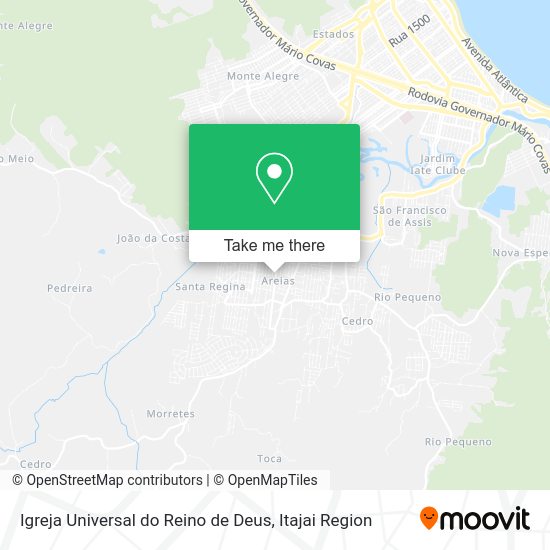 Igreja Universal do Reino de Deus map