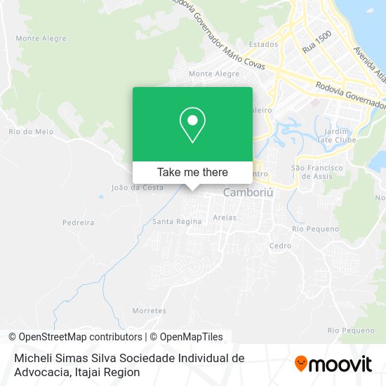 Micheli Simas Silva Sociedade Individual de Advocacia map
