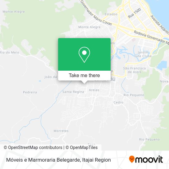 Móveis e Marmoraria Belegarde map