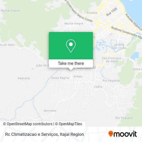 Rc Climatizacao e Serviços map