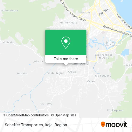 Scheffer Transportes map