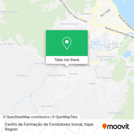Centro de Formação de Condutores Inovar map